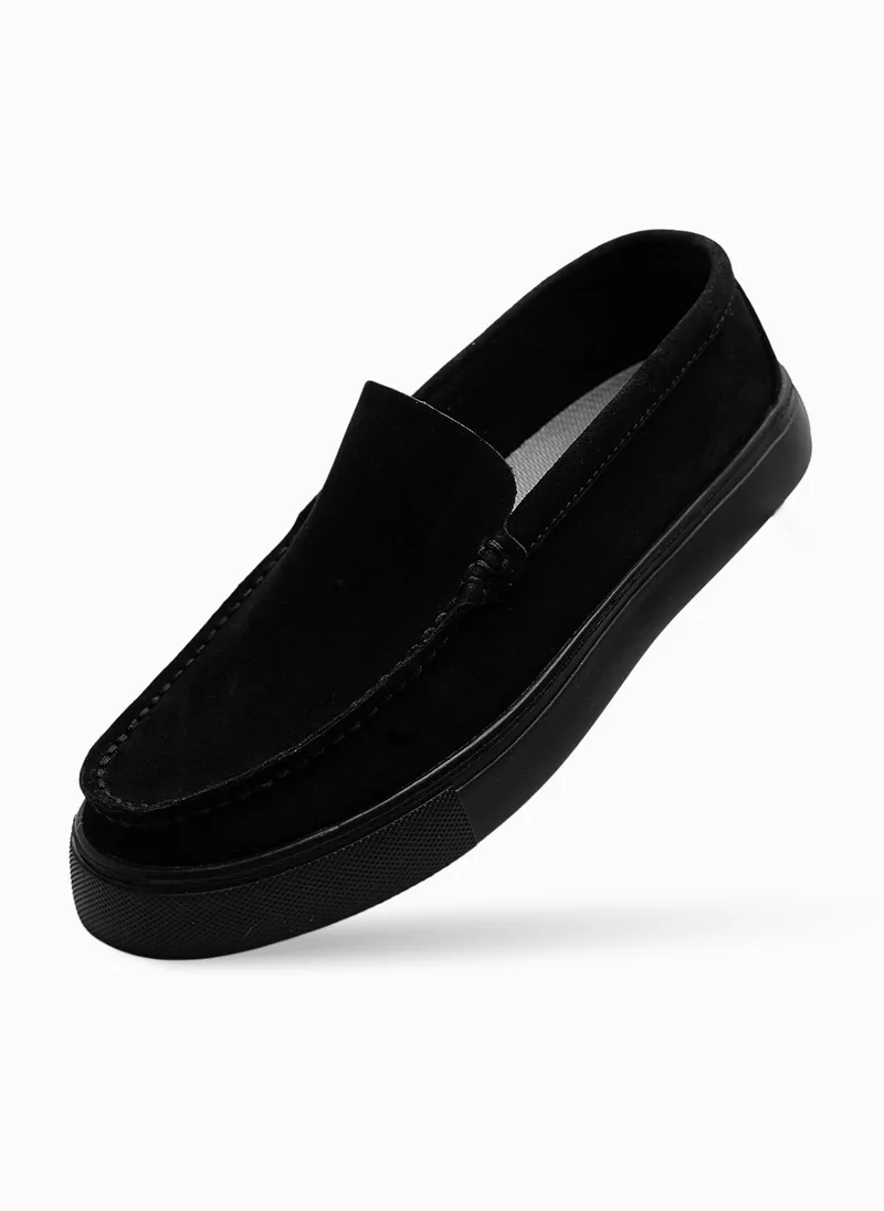 DUOZOULU Park Synthetic Suede Loafer